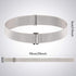 SATINIOR 3 Pieces elastic belt for women Elastic Waist Belt Invisible No Show Belt Adjustable Stretch Free-Buckle Belt for Jeans Pants Dresses Ski...